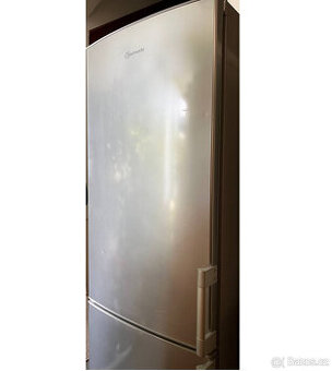 Lednice Bauknecht stříbrná / velká (cca 180cm)
