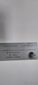 Prodám poukaz v hodnotě 2000 korun