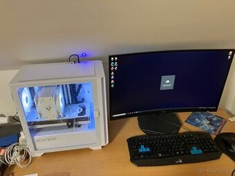Herní počítač + monitor
