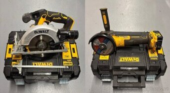 DeWALT aku úhlová bruska a kotoučová pila