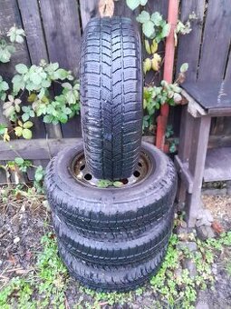 Plechové disky 5x100 14" se zimními pneu