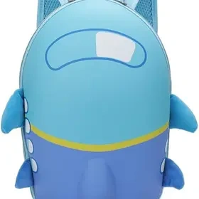 DĚTSKÝ BATOH VE TVARU LETADLA - MODRÝ, ŽLUTÝ