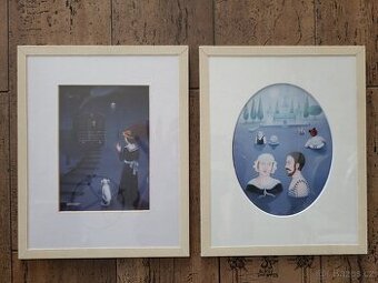 2x OBRÁZEK IVA HÜTTNEROVÁ- KRÁSNÉ