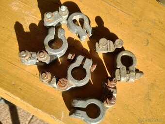 Retro svorky autobaterie olověné