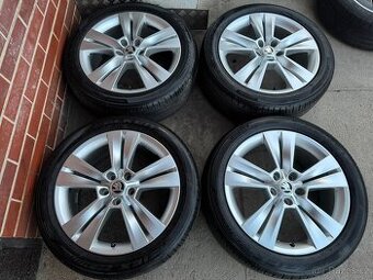 Alu 18" 5x112,škoda Mytikas , letní 88%, KaroQ TOP