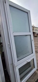 okno plast. bílé 97x234cm 2-dílné