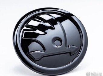 Škoda - černé lesklé znaky / emblémy