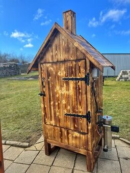 Dřevěná udírna,dymbox set