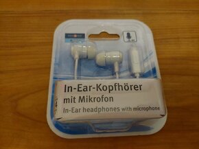 Nová sluchátka s mikrofonem - kvalitní německá značka SLEVA