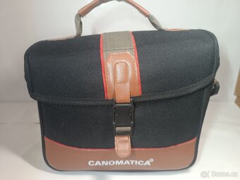 Atrapa fotoaparátu Canomatica + brašna + blesk