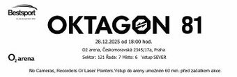 Oktagon 81 - 2 vstupenky za cenu jedné