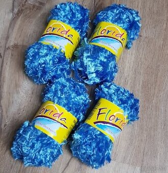 Pletací příze s vlasem Florida. 200g.