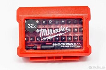 32 dílná sada bitů Milwaukee shockwave - nova