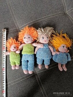 Háčkované hračky 4ks.nové