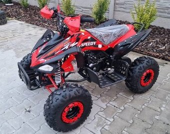 Dětská čtyřtaktní čtyřkolka ATV Speedy 125ccm červená 1 rych