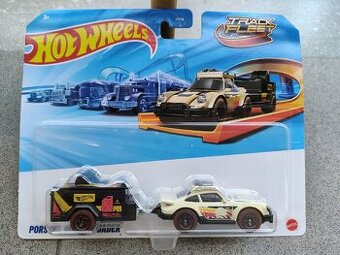 Hot Wheels Porsche Offroad s vozíkem