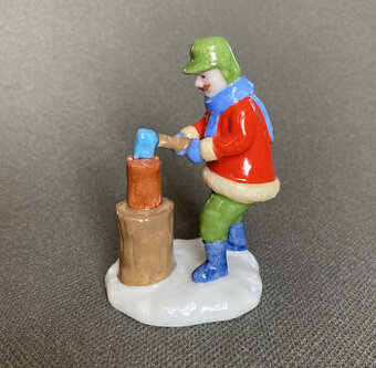 Hutschenreuther Soška Dřevorubec 10 cm, Renata Fučíková