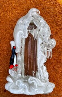 Stará skleněná plastika Jaroslav Brychta