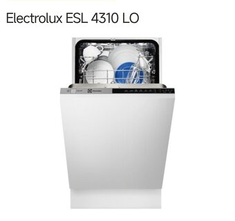 Elektrolux 45cm 5 programů Fuzzy Logic, plně integrovaná