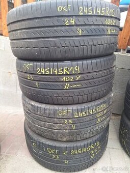 Prodám letní pneu 245/45/19   102Y  Continental 6