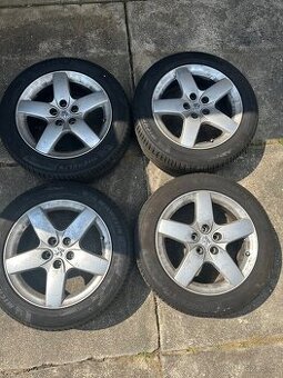 Originální ALU kola Peugeot R17 + Michelin Primacy 4 215/55
