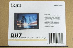 Monitor IKAN DH7, 4K 1920 x 1200 HDMI