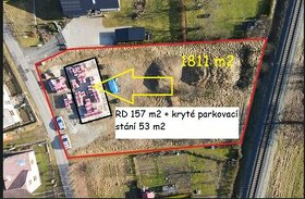 Prodej stavebního pozemku 1811 m2 v Bohutíně