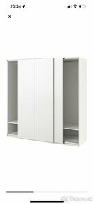 Šatní skříň Ikea - Pax/ Hasvik, 200x66x201 cm