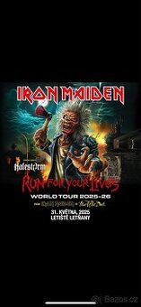 Prodám lístek na koncert Iron Maiden - Praha 31.5.2025