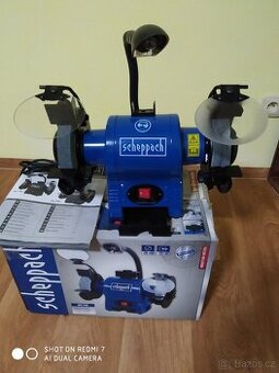 Prodám NEPOUŽITOU Dvoukotoučovou brusku Scheppach BG 150.