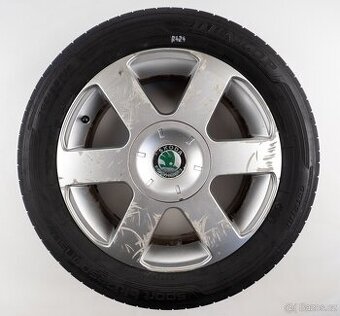 Škoda Octavia - Originání 16" alu kola - Letní pneu