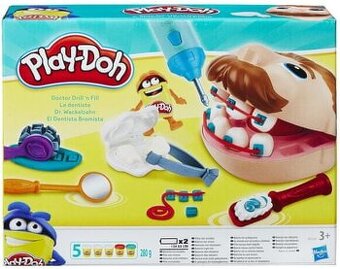 PlayDoh Zubař set s vrtačkou