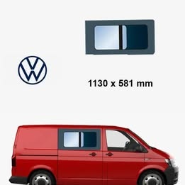 Boční pravé posuvné okno L1 a L2 | Volkswagen Transporter T5