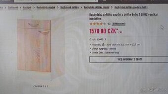 Kuchyňská skřínka 2ks