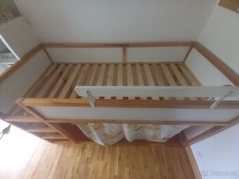 KURA dětská postel IKEA + zdarma koberec a závěs