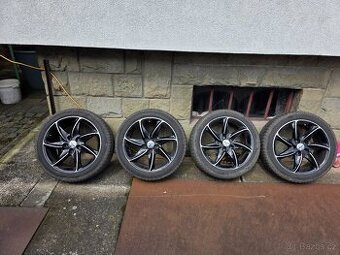 Alu kola RONAL 5x112 + Zimní pneu 205/50 R17