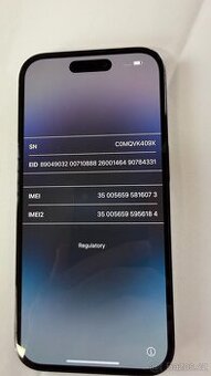 iPhone 14 PRO 128 GB černá