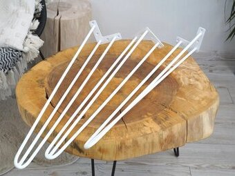 Industrial Hairpin Noha 3 ramenná Bílá