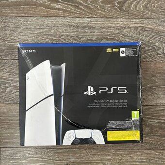 Krabice od Playstation 5 slim digital verze