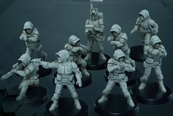 Star Wars figurky - 3D tisk - jednotlivé sety