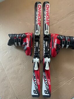 Lyže Atomic 120 cm + lyžáky 37-38