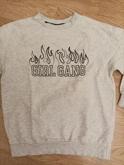 Dívčí šedá mikina PEPCO vel.170 - 1