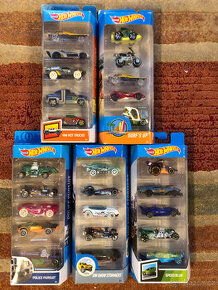 Hot Wheels 5pack - různá zalepená balení po 5ks
