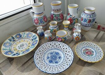 Modranská keramika + iná (hnedá) keramika