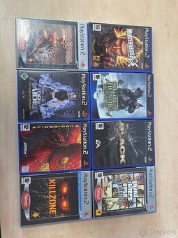 Poškrábané hry PS 2 (Playstation 2)