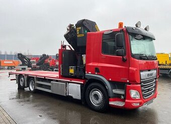DAF CF 450 6x2 - plato s hydraulickou rukou Palfinger
