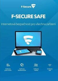 F-Secure SAFE, 3 zařízení / 6 měsíců - elektronická licence