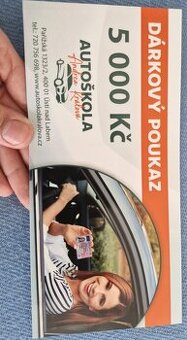 Dárkový poukaz do autoškoly