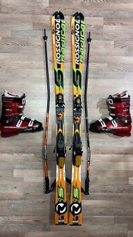 Lyžařský set Rossignol ve velmi dobrém stavu