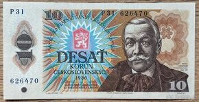 10 Kčs 1986 UNC série P31 - 1